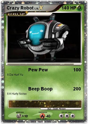 Pokemon Crazy Robot