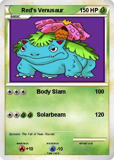 Pokemon Red's Venusaur
