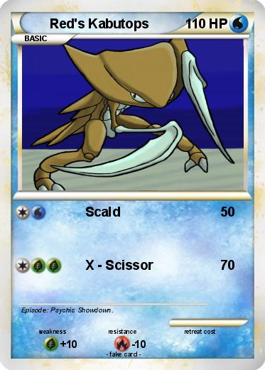Pokemon Red's Kabutops