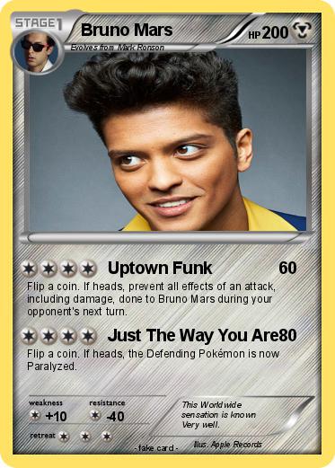 Pokemon Bruno Mars