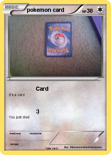 Pokemon pokemon card
