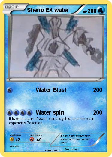 Pokemon Sheno EX water