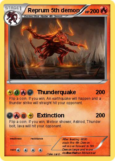 Pokemon Reprum 5th demon