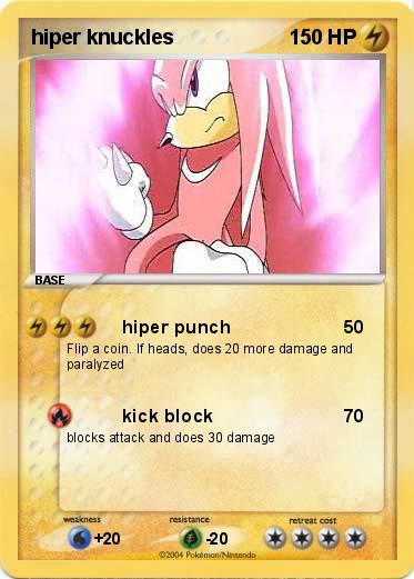 Pokemon hiper knuckles