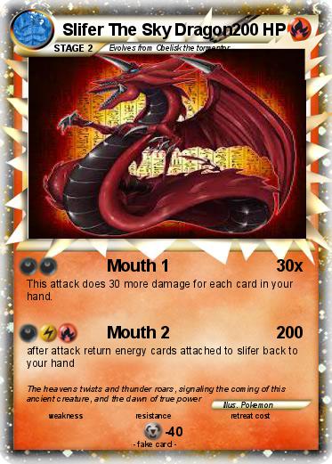 Pokemon Slifer The Sky Dragon