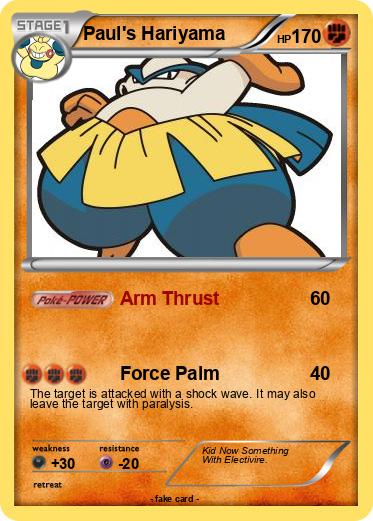 Pokemon Paul's Hariyama