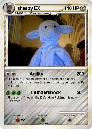 Pokemon sheepy EX