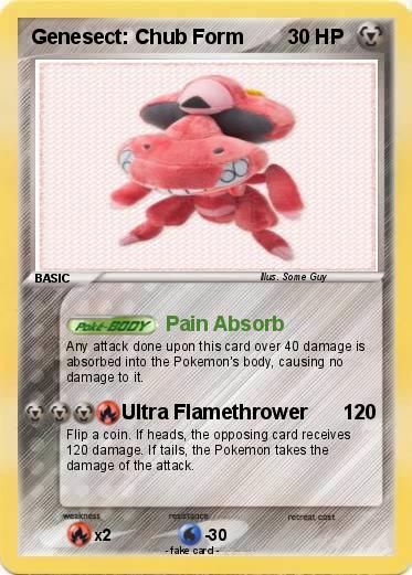 Pokemon Genesect: Chub Form