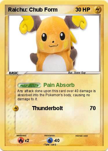 Pokemon Raichu: Chub Form