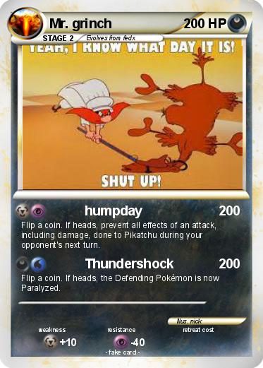 Pokemon Mr. grinch