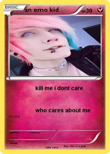 Pokemon an emo kid