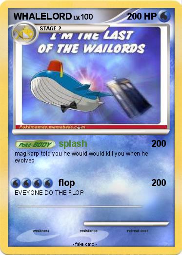 Pokemon WHALELORD