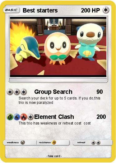 Pokemon Best starters