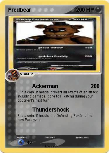 Pokemon Fredbear