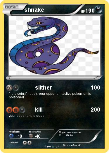Pokemon shnake