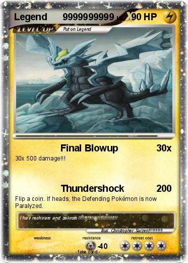 Pokemon Legend      9999999999