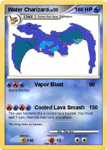 Pokemon Water Charizard