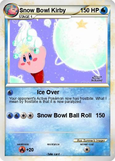 Pokemon Snow Bowl Kirby
