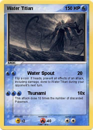 Pokemon Water Titian
