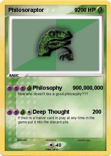 Pokemon Philosoraptor                    9