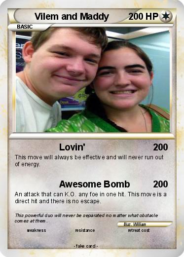 Pokemon Vilem and Maddy