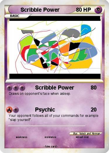 Pokemon Scribble Power