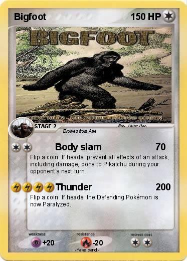 Pokemon Bigfoot