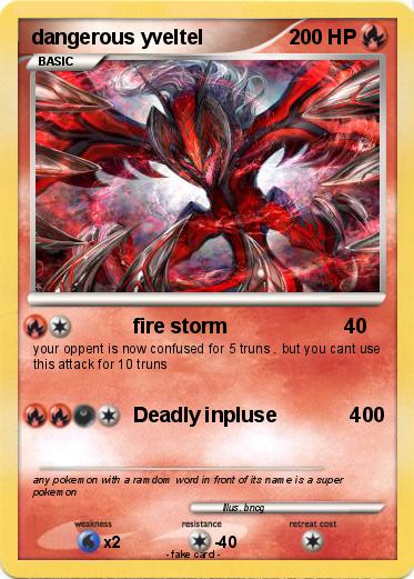 Pokemon dangerous yveltel
