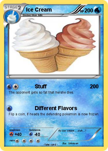 Pokemon Ice Cream