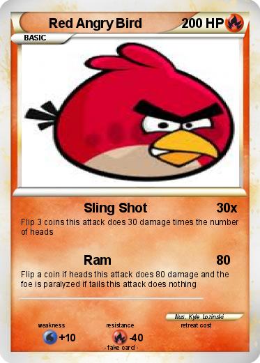 Pokemon Red Angry Bird