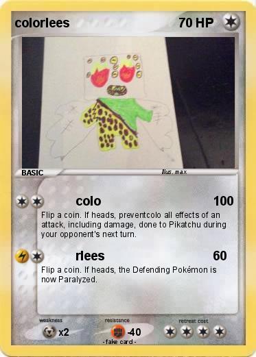 Pokemon colorlees