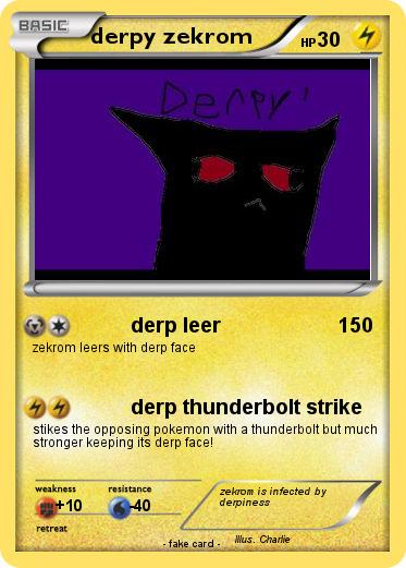 Pokemon derpy zekrom