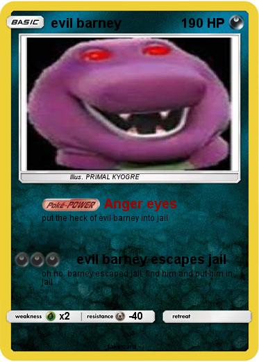 Pokemon evil barney