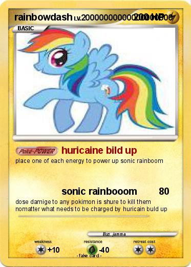 Pokemon rainbowdash