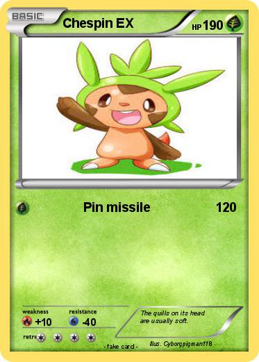 Pokemon Chespin EX