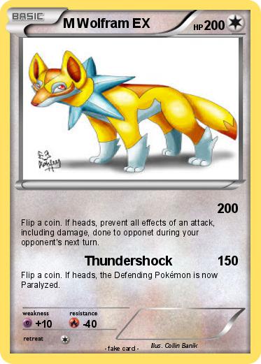 Pokemon M Wolfram EX