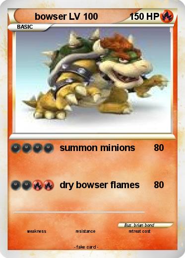 Pokemon bowser LV 100 Pokemon bowser LV 100