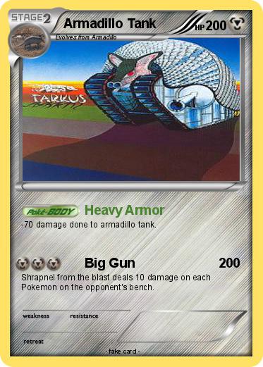 Pokemon Armadillo Tank