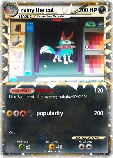 Pokemon rainy the cat