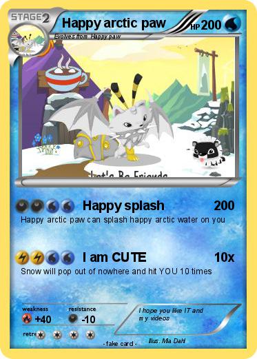 Pokemon Happy arctic paw