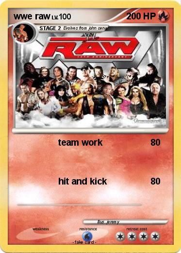 Pokemon wwe raw