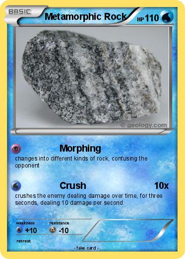 Pokemon Metamorphic Rock