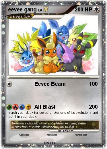 Pokemon eevee gang