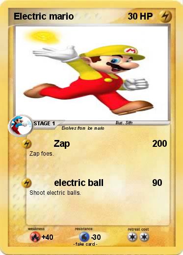 Pokemon Electric mario