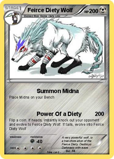 Pokemon Feirce Diety Wolf