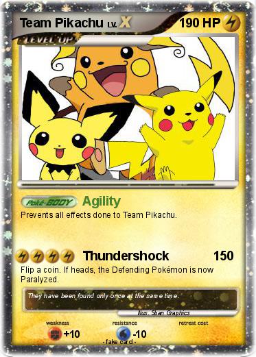 Pokemon Team Pikachu