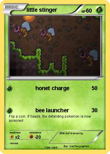 Pokemon little stinger