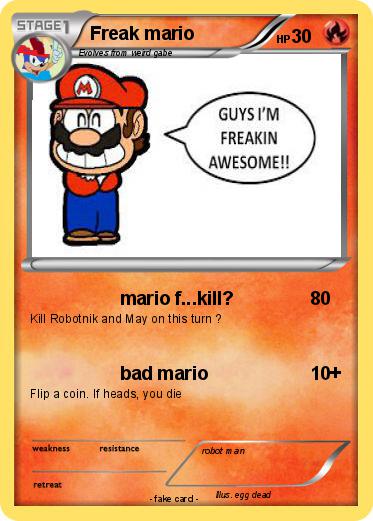 Pokemon Freak mario