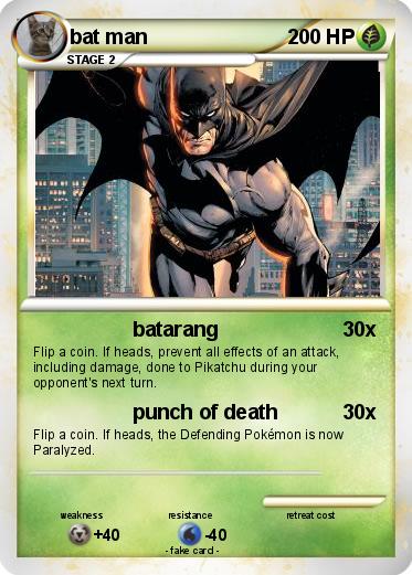 Pokemon bat man