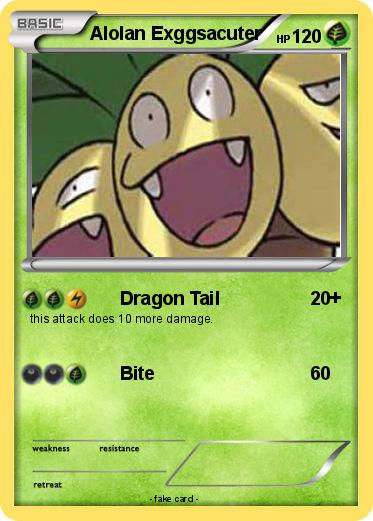 Pokemon Alolan Exggsacuter
